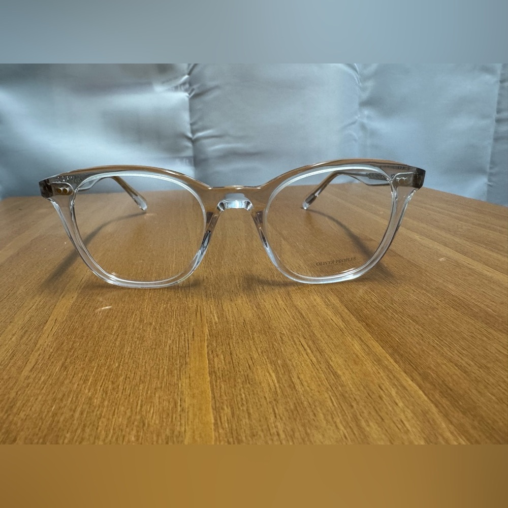 OLIVER PEOPLES OV5464U 1101 Cayson Crystal Sea Mist Clear 49mm Unisex Eyeglasses